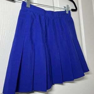 Head pleaded blue tennis skirt